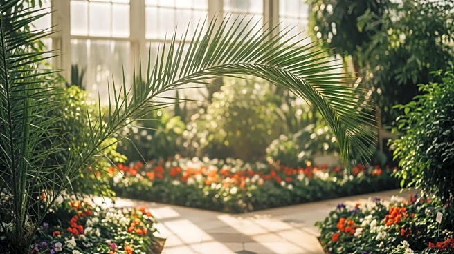 Warm Spring Weather Draws Crowds to St. Paul's Como Conservatory