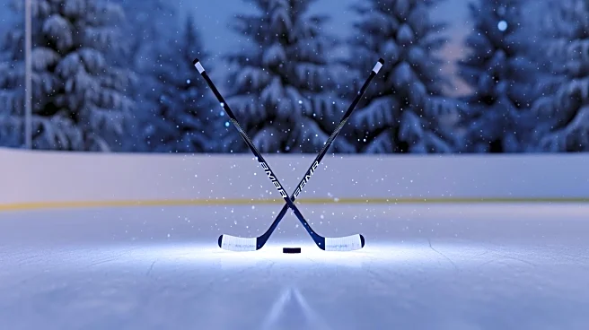 Vancouver Experiences Light Snowfall Amid Hockey Match