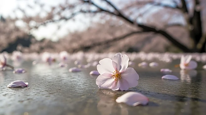 Cherry Blossoms Bloom Across Israel's Gush Etzion