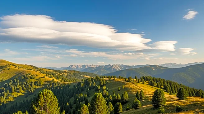 Partly Cloudy Skies in Bozeman, Montana