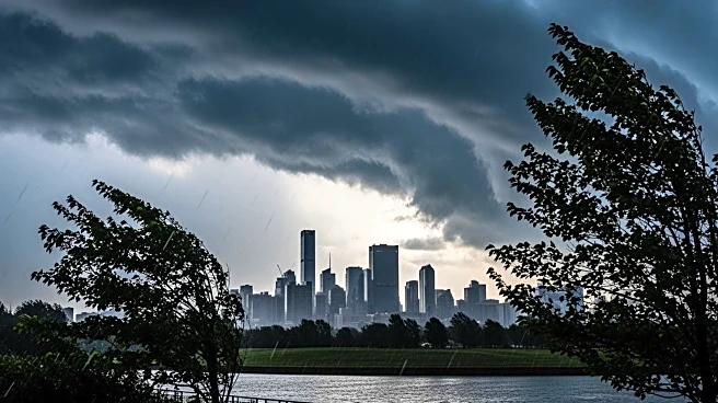 Philadelphia Faces Thunderstorm with Heavy Rain and Wind