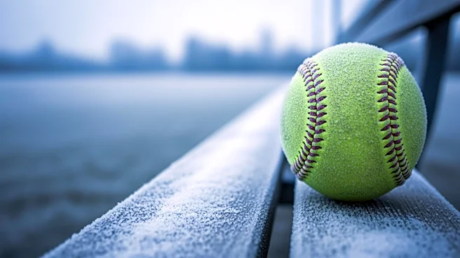 Cold Weather Hits Yorkville, Affecting Local Softball Game
