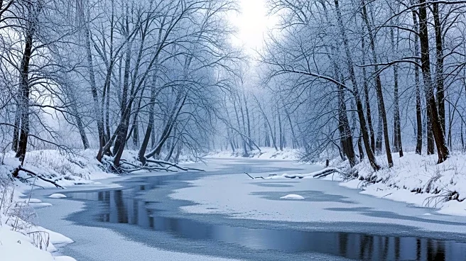 Snow and Ice Persist in Brockville, Ontario