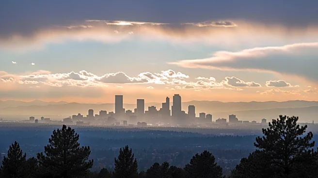 Hazy Skies in Denver Due to Cold Front and Wildfire Smoke