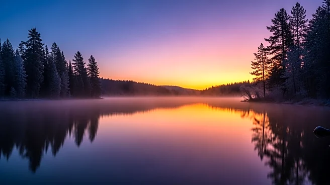 Lake Placid Experiences Cold Front with Stunning Sunrises