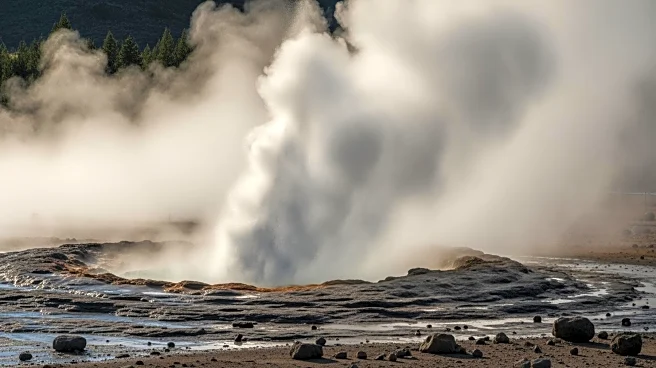 Yellowstone National Park Experiences Dense Geyser Fog