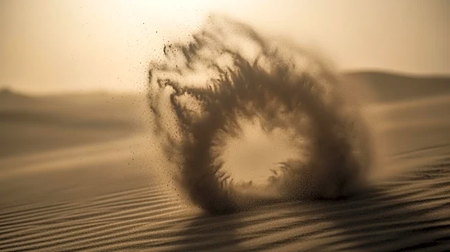 Sandstorm Sweeps Through Gaza, Displaced Palestinians Urged to Shelter