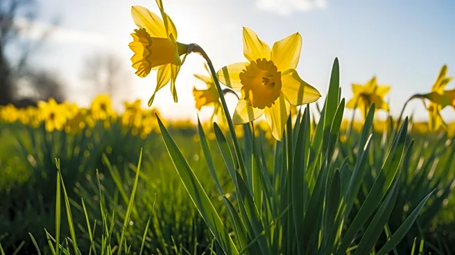 Sunny Weather in Washington County, PA Promotes Daffodil Blooms