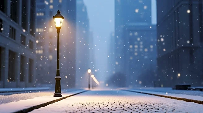 Snow Blankets New York City Following Blizzard