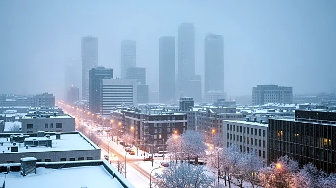 Snow Blankets New York City Amid Blizzard Conditions