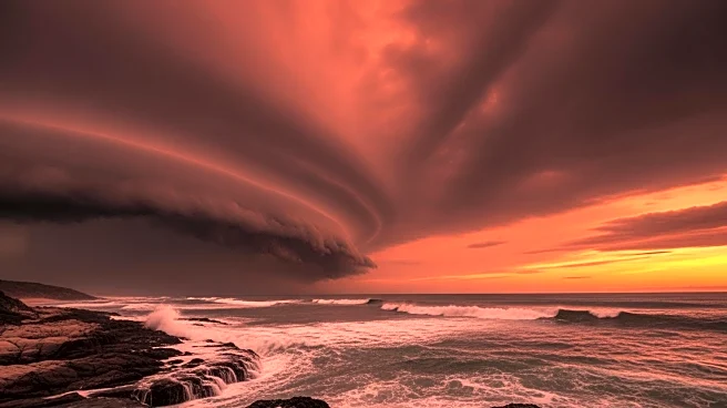 Western Australia Experiences Blood-Red Skies Amid Tropical Cyclone Narelle