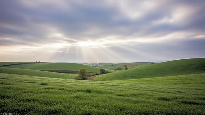 Cloudy Skies and Mild Temperatures in Harrisonburg, VA