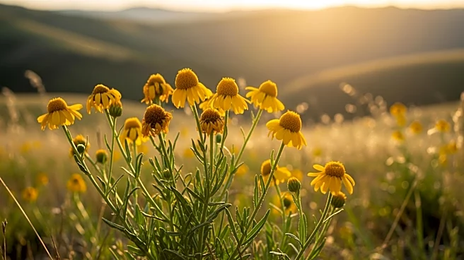 Wildflower Blooms Thriving in Santa Monica Mountains Amid Spring Heat