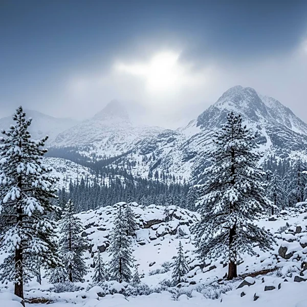 Late-Season Snowfall Hits Sierra Nevada Amid April Storm