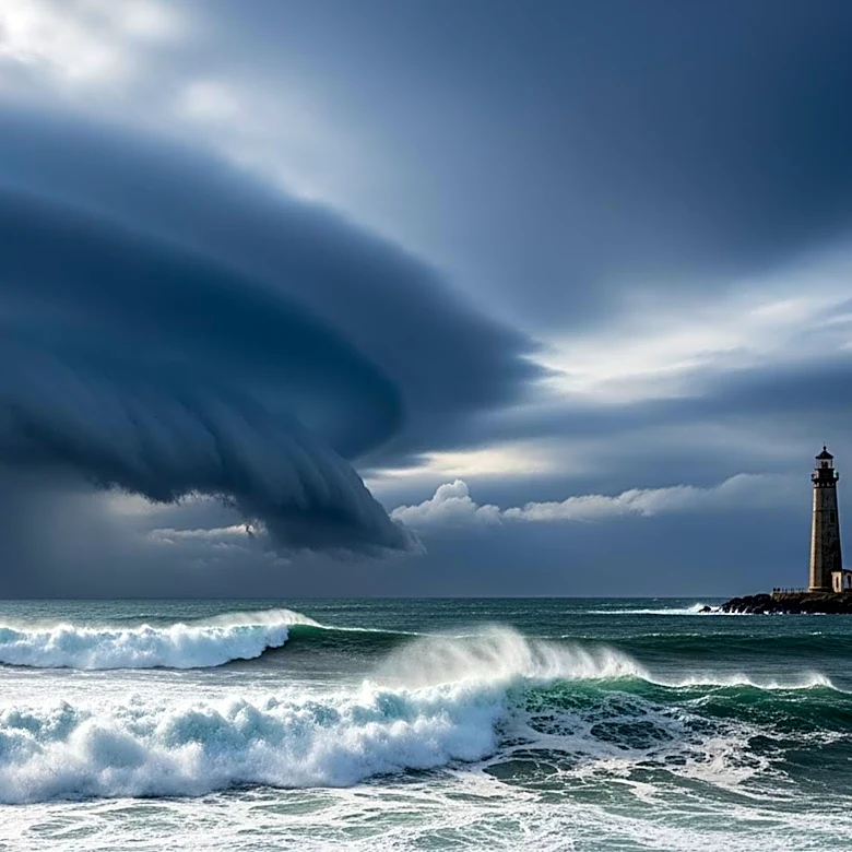 Coastal Storm Approaches NYC with Heavy Rain and Strong Winds
