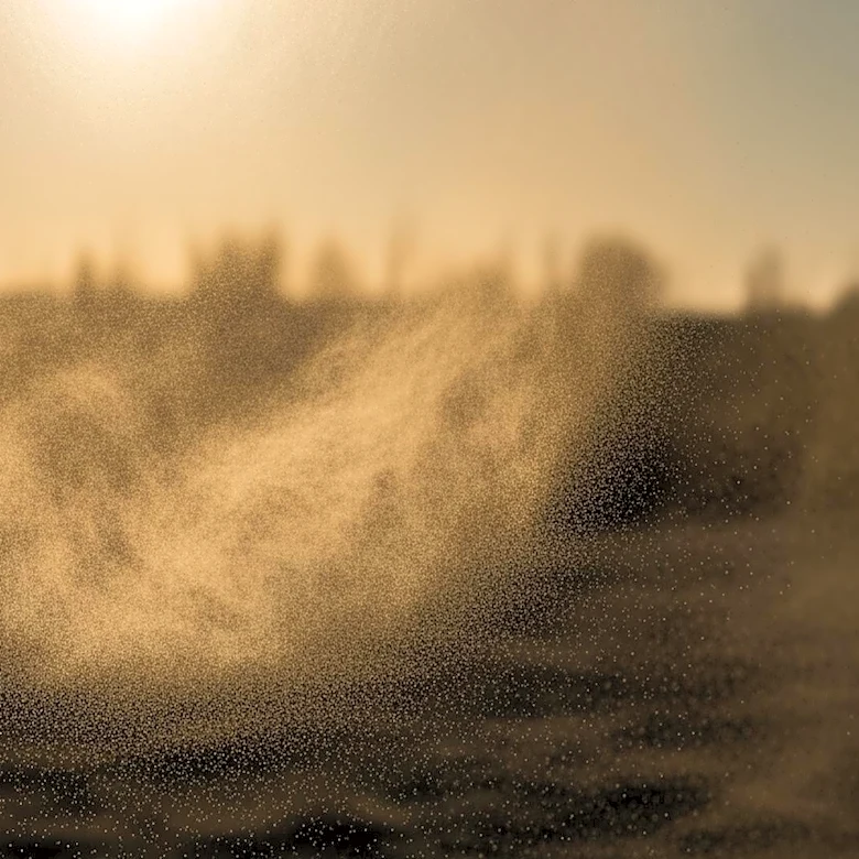 Dust Cloud Causes High Air Pollution in Israel Over Weekend