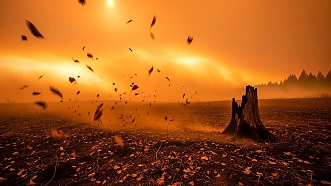 Southern California Wildfire Forces Evacuations Amid Strong Winds