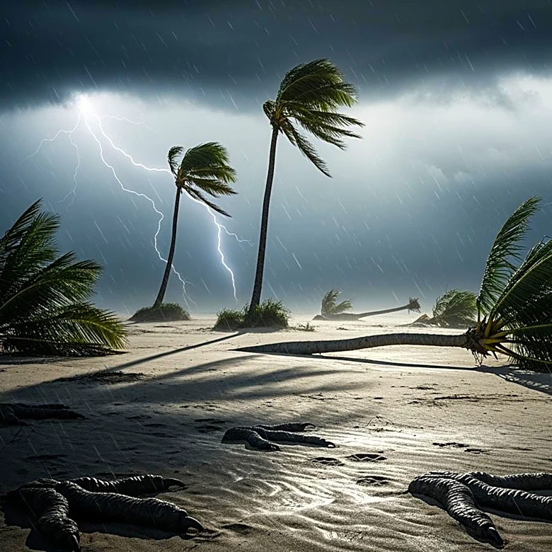 Severe Storms in Hawaii Cause Destruction on Jurassic World Set