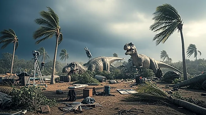 Hawaii Storms Cause Destruction on Jurassic World Set