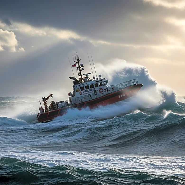 Rescue Operation Amid Rough Seas Off Puerto Rico Coast