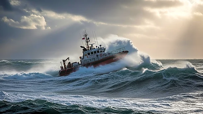 Rescue Operation Amid Rough Seas Off Puerto Rico Coast