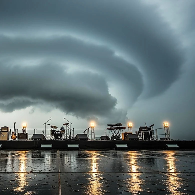 Severe Weather Forces Concert Cancellation in Tulsa