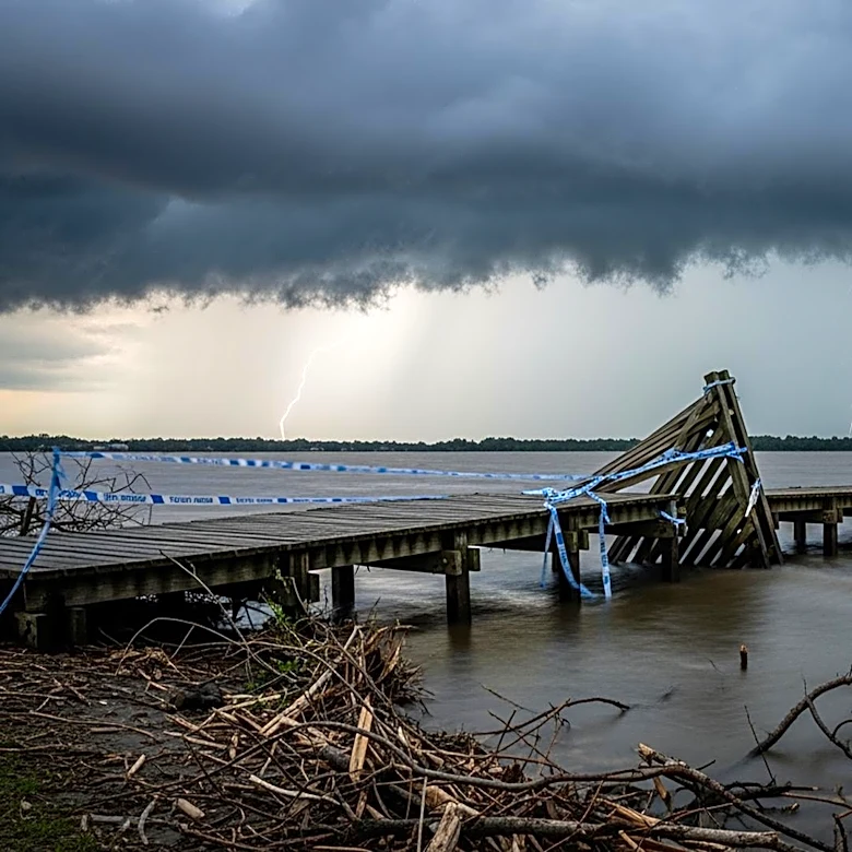 Storm Dave Causes Damage at Durham's Riverside Ground