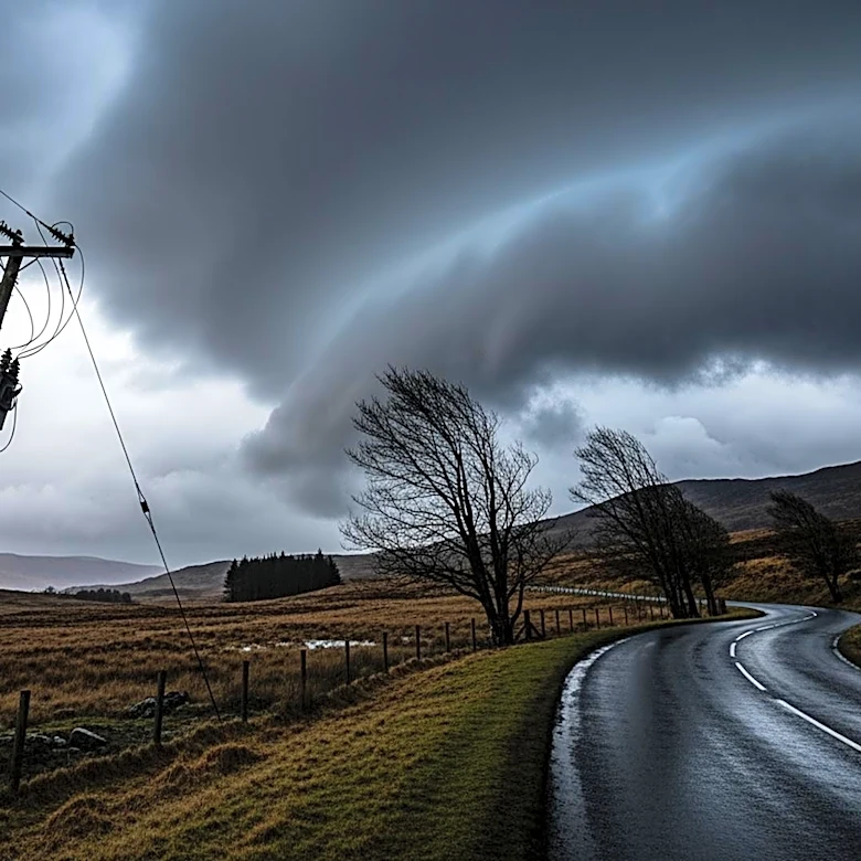 Storm Dave Causes Power Cuts and Travel Disruption in Scotland