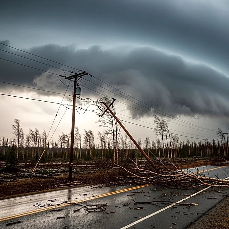 Storm Dave Causes Power Outages and Travel Disruptions in Northern UK