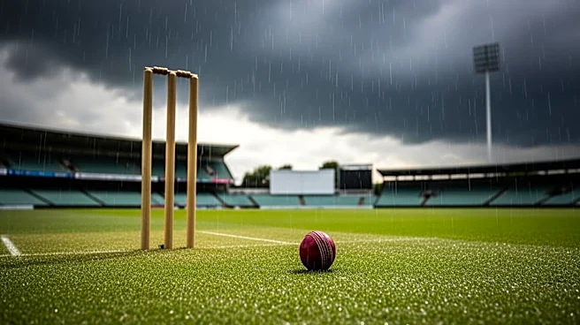 Storm Dave Disrupts Cricket Match at Durham's Riverside Ground
