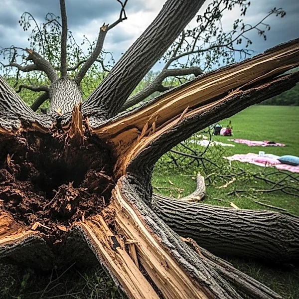 High Winds Cause Fatal Tree Collapse During Easter Event in Germany