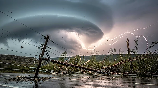 Storm Dave Causes Power Outages and Structural Damage in Northern England