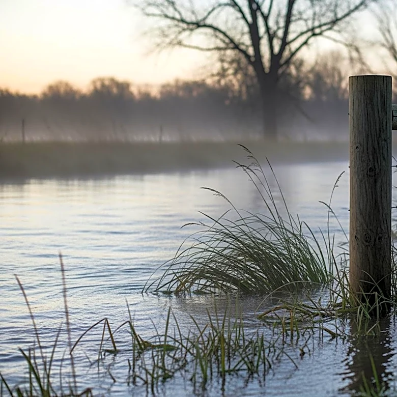 Horse Rescued from Flooded Creek in Marengo