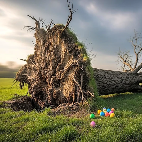 High Winds Cause Fatal Tree Collapse During Easter Egg Hunt in Germany