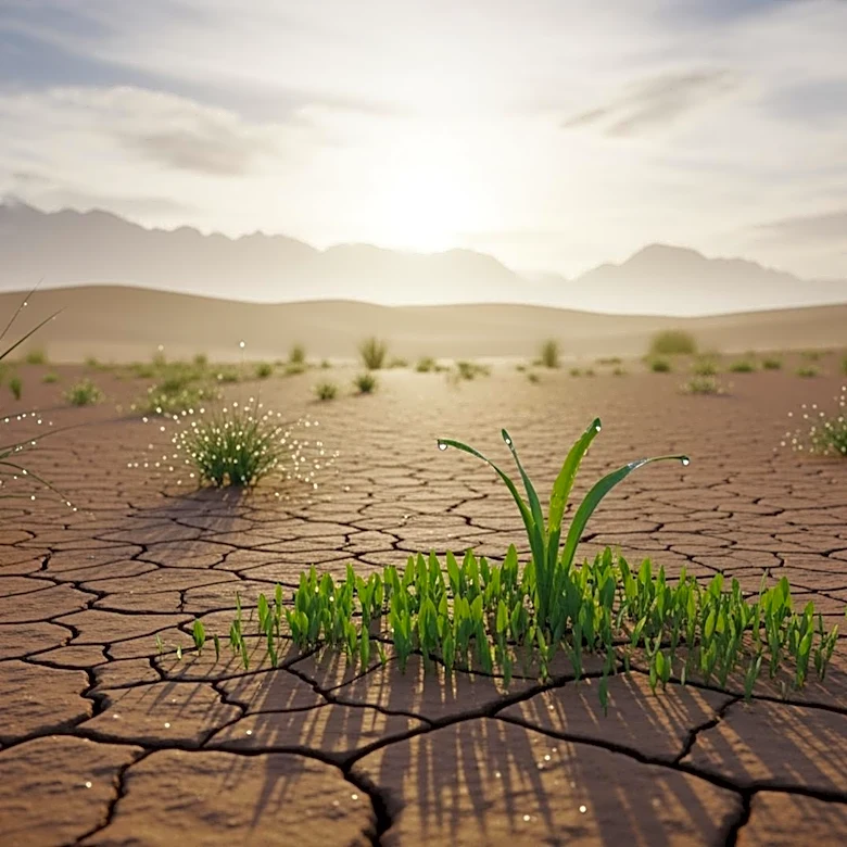 Rainfall Revives Desert in Northern Borders, Saudi Arabia