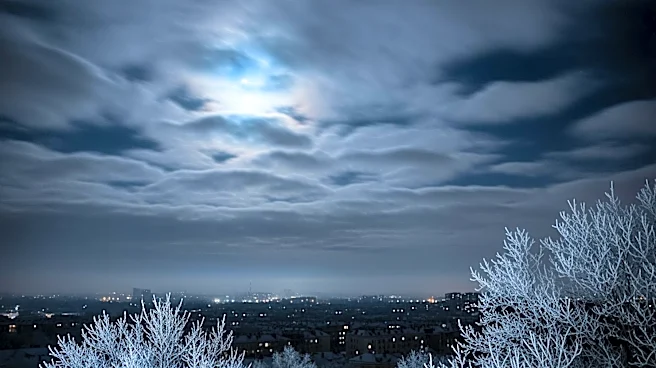 Cloudy Night in Philadelphia Region with Freeze Watch for Tuesday