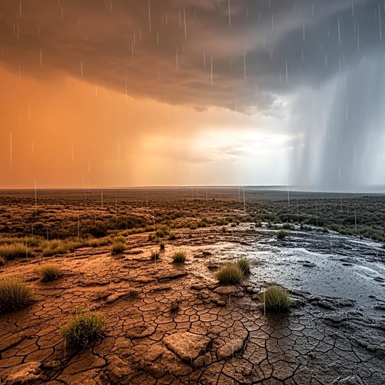 Denver Transitions from Fire Weather to Rain Showers