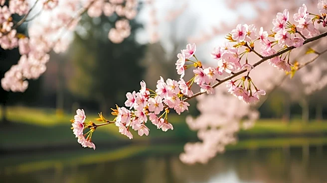 Cherry Blossoms Near Full Bloom in Chicago's Jackson Park