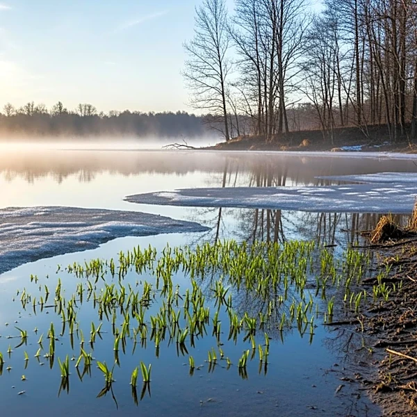 Interlochen: Transition from Winter to Spring Observed
