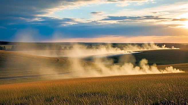 Smoke from Prescribed Burn Southwest of Bozeman