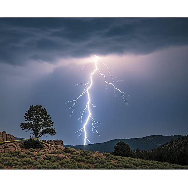 Lightning Strike Leaves Woman in Critical Condition in Colorado
