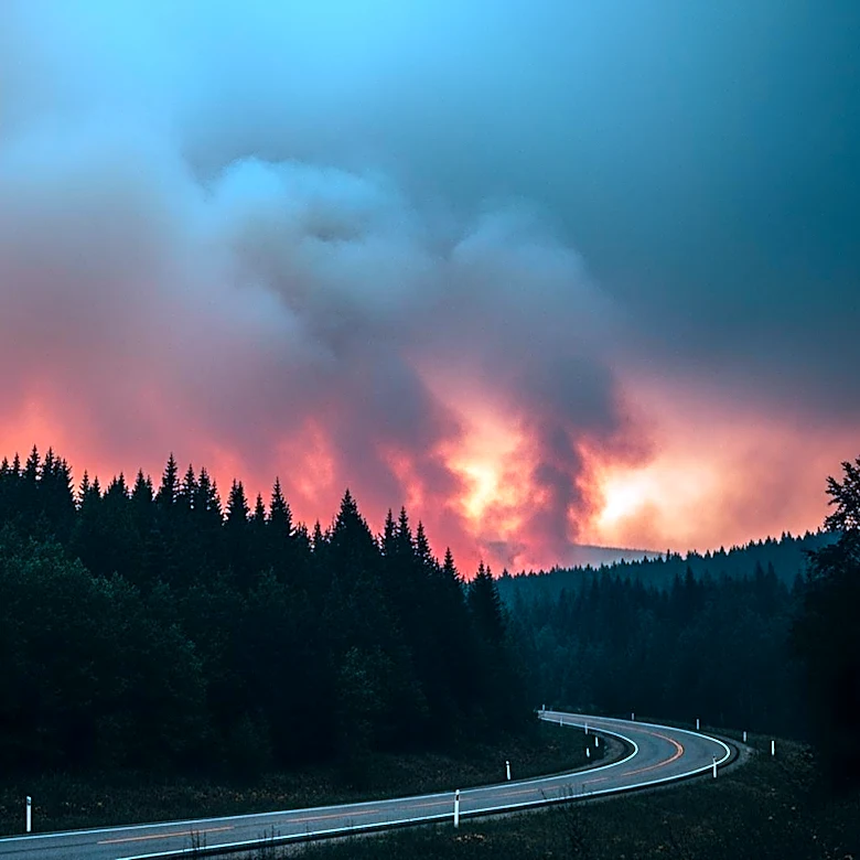 Wildfire Erupts in West Deptford, New Jersey, Prompting Evacuations