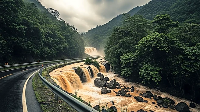 Heavy Rain Triggers Landslides on Hawaiian Highway