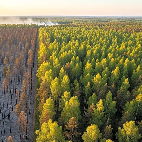 Wildfire Contained in West Deptford, NJ