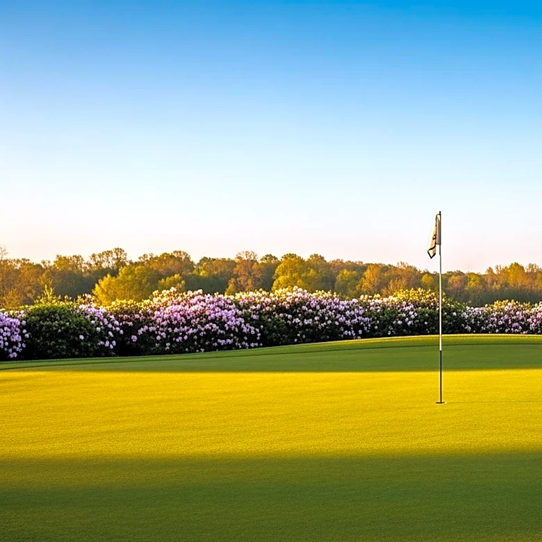Sunny Skies and Warm Temperatures at Augusta National for The Masters