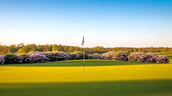 Sunny Skies and Warm Temperatures at Augusta National for The Masters
