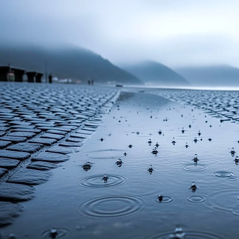 Rainy Weather Greets Travelers in Cantabria, Spain