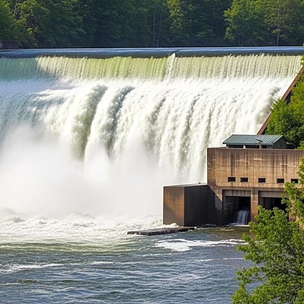 Naute Dam Overflows, Controlled Water Releases Begin