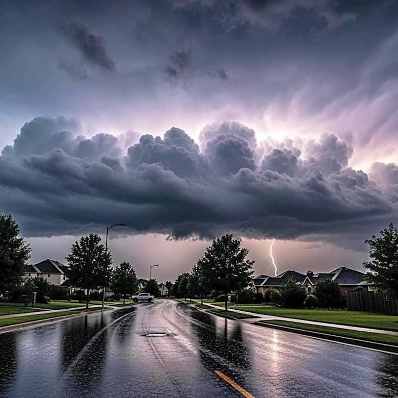 Thunderstorms Expected in Denton, TX with High Rain Chances