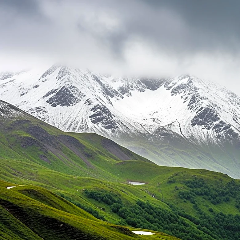 Storm brings snow to Sierra and rain.